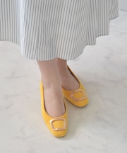 【Bridget Birkin】スクエアバックルフラットシューズ