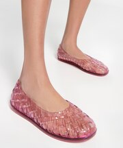 【melissa】ラウンドトウPVCバレエシューズ