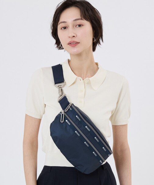 ESSENTIAL BELT BAG ダークブルーC
