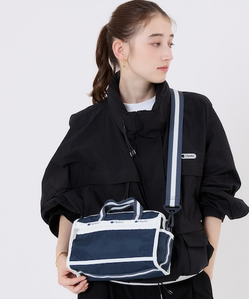 MINI DUFFEL CROSSBODY スペクテイターディープブルー