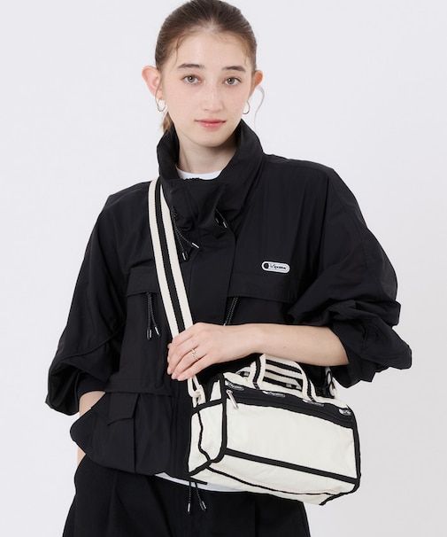 MINI DUFFEL CROSSBODY スペクテイターサンドバー/ブラック