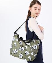 DELUXE EASY CARRY TOTE オリーブフローラルシルエット