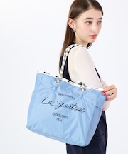ML 2 WAY TOTE 2ウェイスレートブルー/パールシャイン