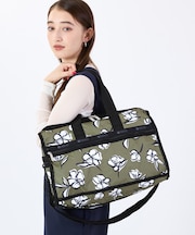 DELUXE MED WEEKENDER オリーブフローラルシルエット