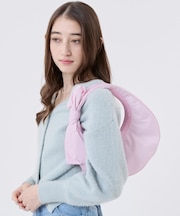 BOW CRESCENT SHOULDER ピンクボウズ