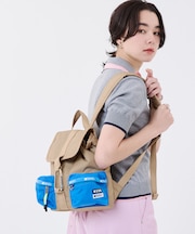 MSGM VOYAGER BACKPACK ボヤージャーカーキ/ブルー