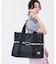 MSGM LG BOAT TOTE ボートトートブラックジャカード