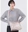 MEDIUM ZIP SHOULDER ローズゴールドシャイン