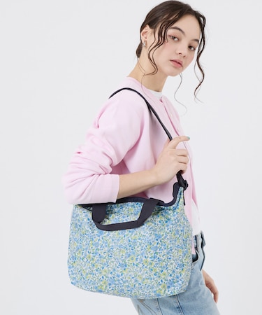 DELUXE EASY CARRY TOTE タペストリーフラワーブルー