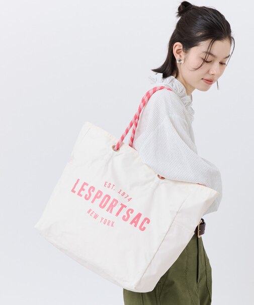 LARGE 2 WAY TOTE 2ウェイメレンゲ/コーラルパンチ
