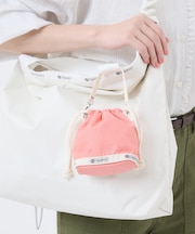 DRAWSTRING BUCKET CHARM コーラルパンチ/メレンゲ