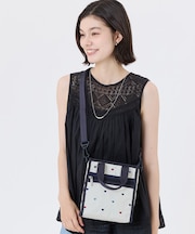 MINI N/S TOTE トリコロールハートエンブロイダリー