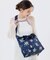 DELUXE EASY CARRY TOTE フローラルブルームズネイビー