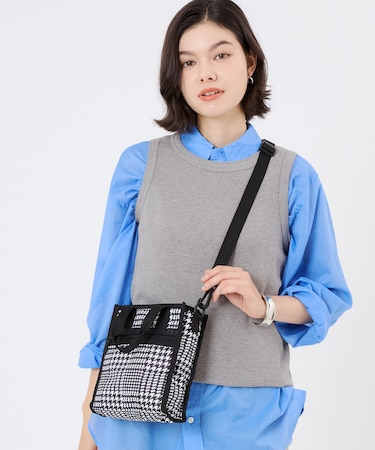 MINI N/S TOTE シティハウンドトゥース