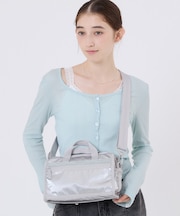 MINI DUFFEL CROSSBODY フロストシルバーシャイン