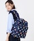 【LeSportsac×Miffy】MEDIUM E/W BACKPACK ミッフィーネイビーポルカドット