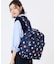 【LeSportsac×Miffy】MEDIUM E/W BACKPACK ミッフィーネイビーポルカドット