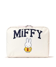 【LeSportsac×Miffy】EXTRA LARGE RECTANGULAR COSMETIC ミッフィーアンドフレンズクリーム