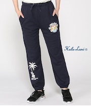 裏毛ﾌﾟﾘﾝﾄ ﾛﾝｸﾞﾊﾟﾝﾂ