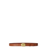 Polo ID オーバルバックル カーフスキン ベルト