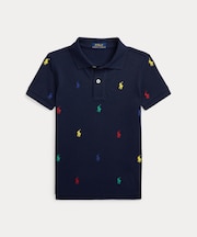 (ボーイズ 2才~7才)Polo ポニー コットン メッシュ ポロシャツ