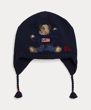 (ベビー)Polo ベア コットン イヤーフラップ ハット