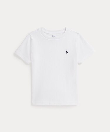 (ボーイズ 2才~7才)コットン ジャージー クルーネック Tシャツ