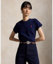 クラシック フィット コットン ジャージー クルーネック Tシャツ