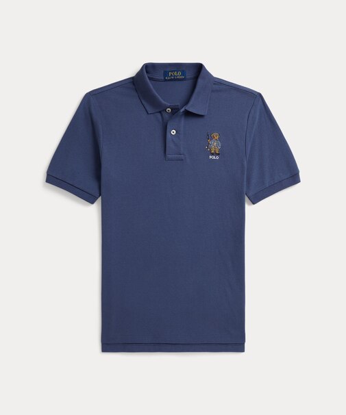 (ボーイズ 8才～20才)Polo ベア コットン メッシュ ポロシャツ