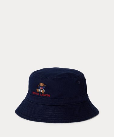 (ベビー)Polo ベア コットン ツイル バケット ハット
