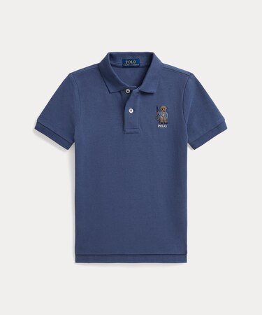 (ボーイズ 2才~7才)Polo ベア コットン メッシュ ポロシャツ