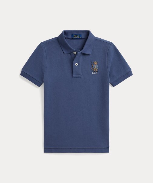 (ボーイズ 2才~7才)Polo ベア コットン メッシュ ポロシャツ