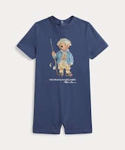 （ベビー)Polo ベア コットン ジャージー ショートオール【返品不可商品】