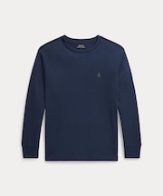(ボーイズ 8才～20才)コットン ジャージー ロングスリーブ Tシャツ