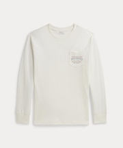 (ボーイズ 8才～20才)コットン ジャージー ロングスリーブ Tシャツ