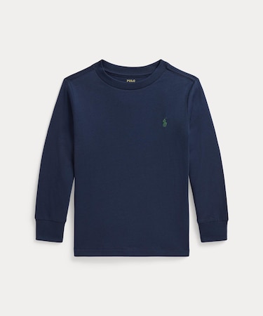 (ボーイズ 2才~7才)コットン ジャージー ロングスリーブ Tシャツ