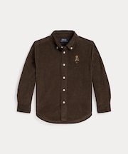 (ボーイズ 2才~7才)Polo ベア コットン コーデュロイ シャツ