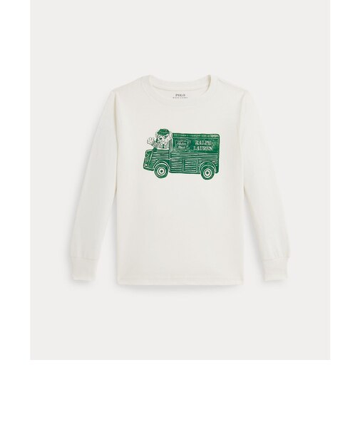 (ボーイズ 2才~7才)Ralph's Coffee Polo ベア ロングスリーブ Tシャツ