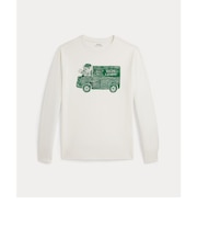 (ボーイズ 8才~20才)Ralph's Coffee Polo ベア ロングスリーブ Tシャツ