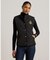 クレストパッチ コーデュロイトリム キルテッド ベスト