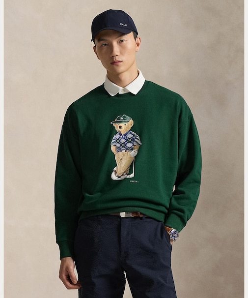 POLO GOLF|RLX GOLF (RLX)リラックス フィット Polo ベア スウェットシャツ