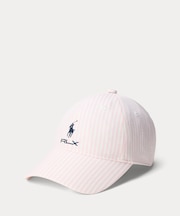 POLO GOLF|RLX GOLF (RLX)ロゴ シアサッカー ボール キャップ
