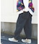【再入荷】ピーチツイル 立体 ポケット バルーンパンツ