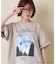21/-OE天竺 E.T. フォトプリント Tシャツ