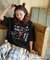 21/-OE天竺 E.T. ドルマン Tシャツ