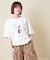 21/-OE天竺 E.T. ドルマン Tシャツ