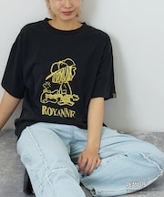 PEANUTS ( ピーナッツ ) 21/-OE天竺 Royanne プリント Tシャツ
