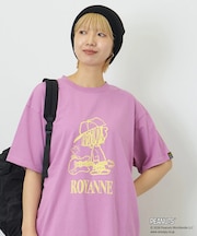PEANUTS ( ピーナッツ ) 21/-OE天竺 Royanne プリント Tシャツ