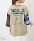 PEANUTS ( ピーナッツ )  32/-スラブ天竺 ライン入り 7分袖 プルオーバー Tシャツ