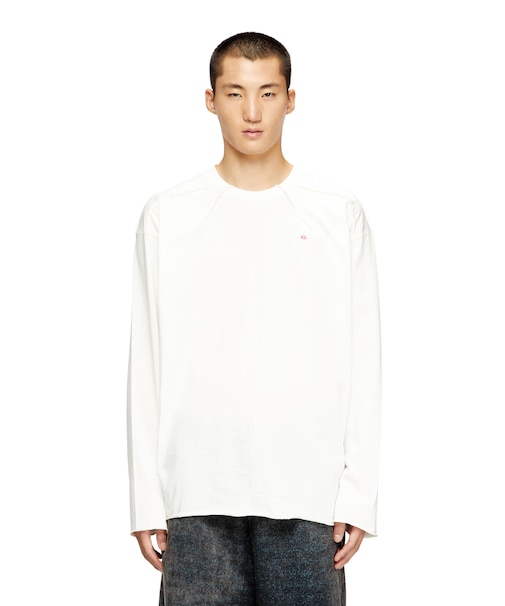 メンズ 長袖Tシャツ T-CRAHOR-BOXT-LS-T1